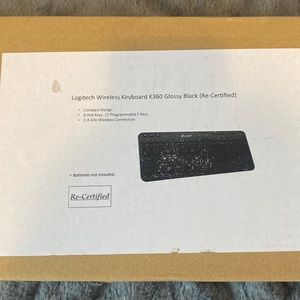 Logitech wireless keyboard and mouse, new in package